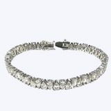 13.48ctw Lab Pear Tennis Bracelet