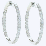 Autumn 37mm Diamond Hoops