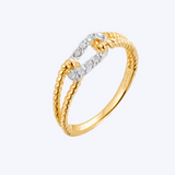 Carolina Diamond "Link" Ring