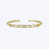 **LIMITED EDITION** Bujukan Bead and Diamond Cuff Bracelet