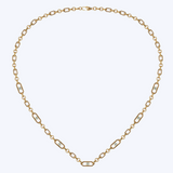 Danny Diamond Paperclip Necklace