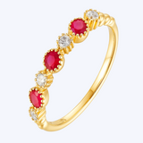 Halley Ruby and Diamond Ring