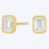 0.57ct Emerald Cut Diamond Studs