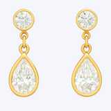 Kayla Diamond Dangle Earrings