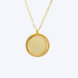 Olivia Engravable Small Pendant Necklace