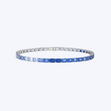 Midnight Ombre Sapphire Tennis Bracelet