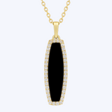 Victoria Onyx Pendant Necklace
