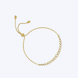 Diamond Bezel Bolo Bracelet