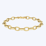 Talia Diamond Accented Oval-Link Bracelet