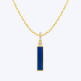 Emoree Lapis and Diamond Necklace