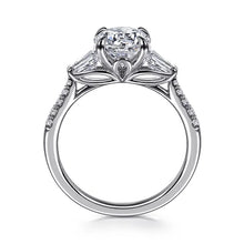 Load image into Gallery viewer, Nadia Three Stone Diamond Engagement Ring
