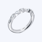 Clarice Marquise and Round Alternating Diamond Band