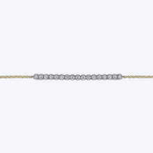Load image into Gallery viewer, White Sapphire Bar Bracelet
