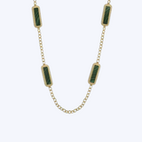 Malachite Station Necklace