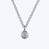 Chayla Diamond Bezel Set Pendant Necklaces