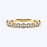 Heather Diamond Bezel Set Band