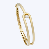 Anima Plain Diamond Bangle