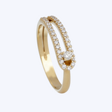 Anima Pave Diamond Ring