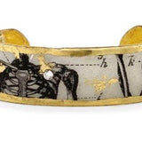 1895 Gold Skeleton Cuff