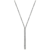 Diamond Drop Bar Necklace