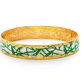Green Bamboo Bangle