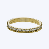 Diamond & Beaded Layered Stacking Band