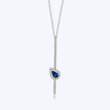 Amanda Sapphire & Diamond Drop Pendant