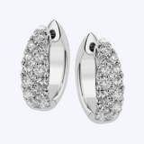 Double Row Diamond Huggies