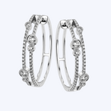 Chloe Diamond Hoops