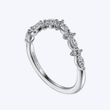 Curved Diamond Anniversary Band
