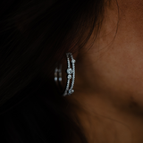 Chloe Diamond Hoops