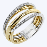 Layered Diamond Band