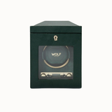 WOLF British Racing Single Watch Winder w/ Storage