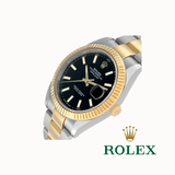 Rolex Datejust 41 Steel Yellow Gold Black Dial Ref. 126333