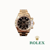 Rolex Daytona 18K Yellow Gold Black Dial 116508