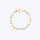 14K Yellow Gold 5.5mm Paperclip Bracelet - 8.56gr/7.5" (EST)