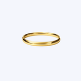 14K Yellow Gold 6.3mm High Polish Bangle Bracelet - 7gr/7.5" (EST)