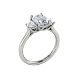 Harmony Three Stone Engagement Ring