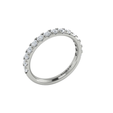 Matching Band for Timeless Cathedral Engagement Ring with Hidden Halo