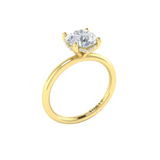Yellow Gold Classic Solitaire Engagement Ring