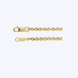 2mm Yellow Gold-Filled Rope Chain