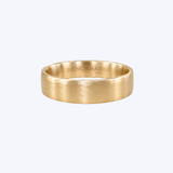 Benchmark 6mm 14K Yellow Gold Satin Finish Band - 9.37gr/12