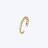 Couture Facets Pave Diamond Ear Cuff