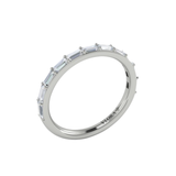 Matching Band for Serenity Oval Hidden Halo Engagement Ring