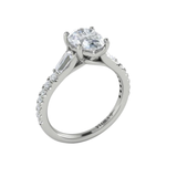 Luminous Oval Engagement Ring