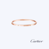 Cartier 18K Rose Gold 3.65mm LOVE Bracelet, Small Model - 19cm (7.5")/21.3gr (EST)