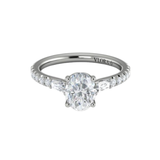 Luminous Oval Engagement Ring