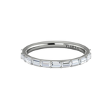 Matching Band for Serenity Oval Hidden Halo Engagement Ring