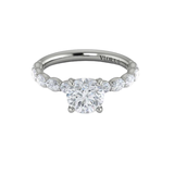 Graceful Round Diamond Engagement Ring