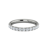 Matching Band for Timeless Cathedral Engagement Ring with Hidden Halo